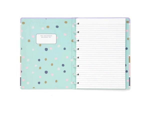 Notizbuch Filofax Notebook Good Vibes A5 gestrei..