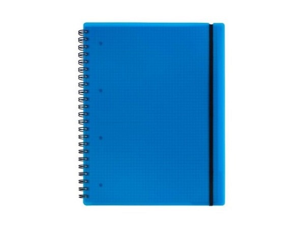 Heft Kolma Easy Spiralbindung A4 5mm kariert 100Blatt blau