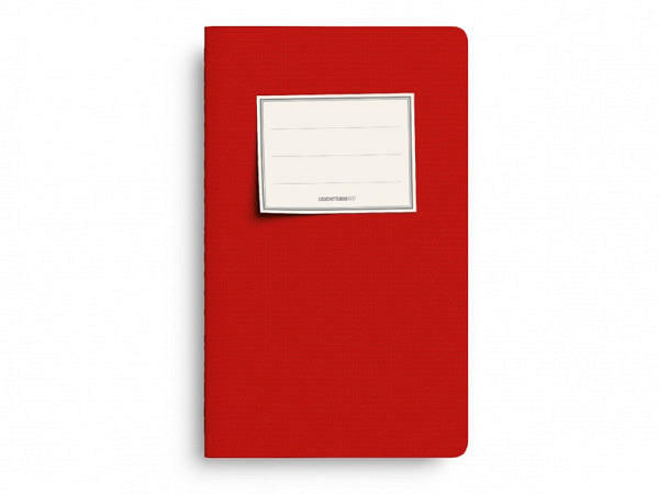 Notizheft Leuchtturm Jottbook Pur Medium dotted Cherry 3er pack