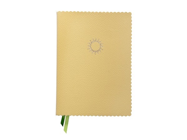 Notizbuch Artebene Majoie A5 gelb punktkariert