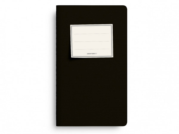 Notizheft Leuchtturm Jottbook Pur Pocket dotted schwarz 3er pack