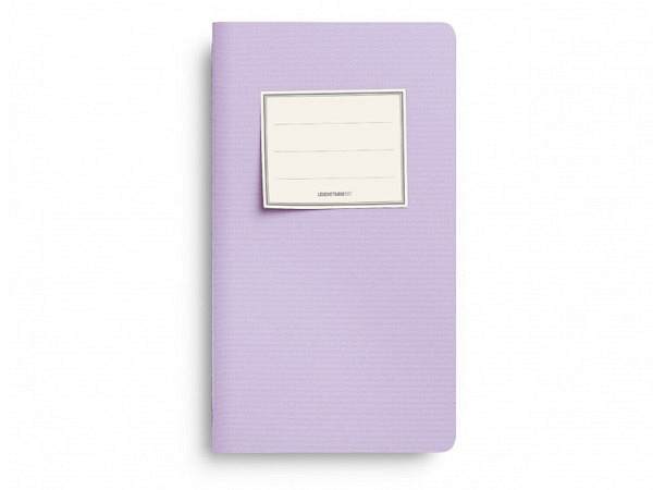 Notizheft Leuchtturm Jottbook Pur Pocket dotted Lilac 3er pack