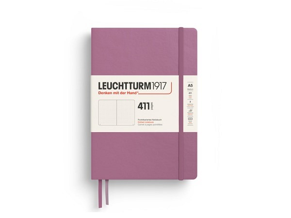 Notizbuch Leuchtturm 411 A5 Medium Hardcover Dusty Rose