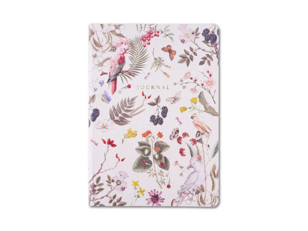 Notizbuch Victoria's Journals Smyth Art A5 120 Blatt liniert Papagei