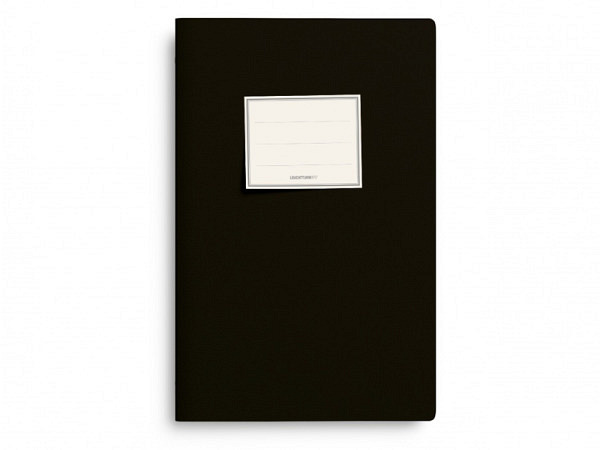 Notizheft Leuchtturm Jottbook Pur Medium dotted schwarz 3er pack
