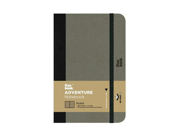 Notizbuch Flexbook Adventure 13x21cm liniert Elefant