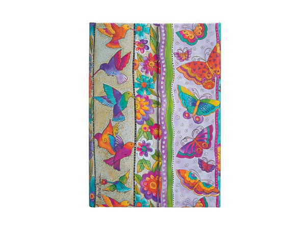 Notizbuch Paperblanks Verspielte Kreationen, Kolibri und Schmetterlinge, Mini 10x14cm, liniert