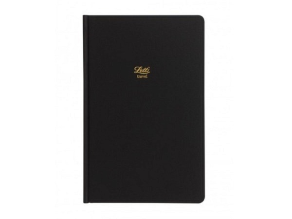Notizbuch Letts Icon Book Travel Journal Black
