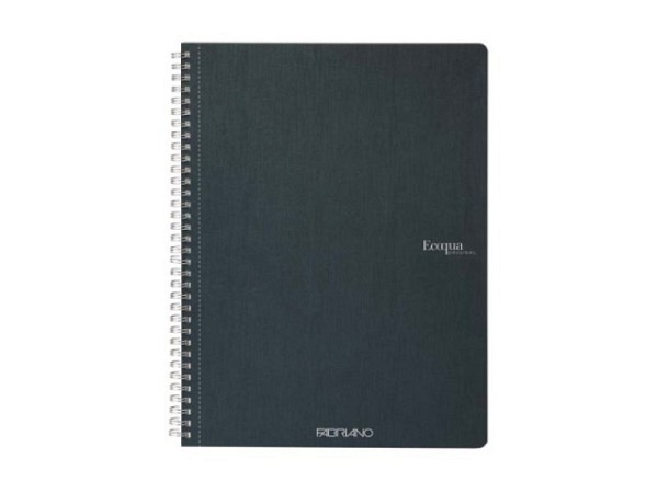 Heft Fabriano EcoQua spiralgebunden A5 kariert Royal Green 10