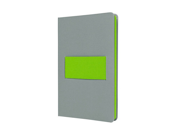 Notizbuch Sigel Linescape A5 Grau/Lime