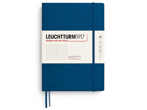 Notizbuch Leuchtturm Composition B5  punktkariert Indigo