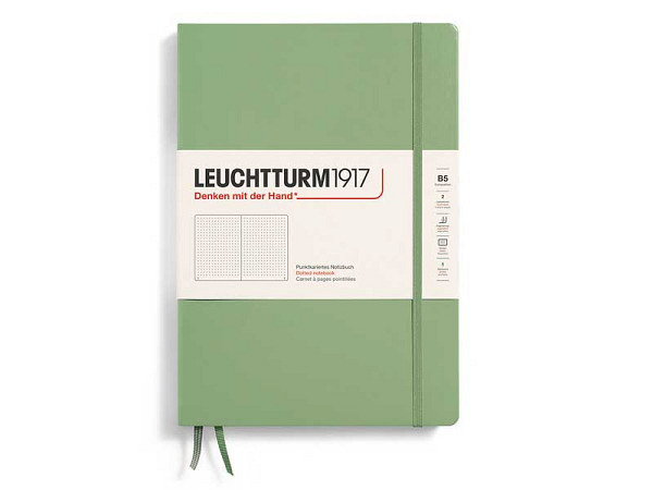Notizbuch Leuchtturm Composition B5 punktkariert Salbei