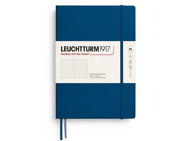 Notizbuch Leuchtturm Composition B5  punktkariert Indigo Softcover