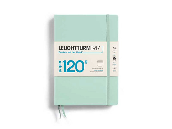 Notizbuch Leuchtturm Edition120 medium liniert Mint Green 145x210mm Hardcover