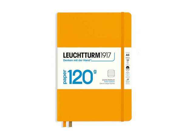 Notizbuch Leuchtturm Edition120 medium liniert Rising Sun 145x210mm Hardcover