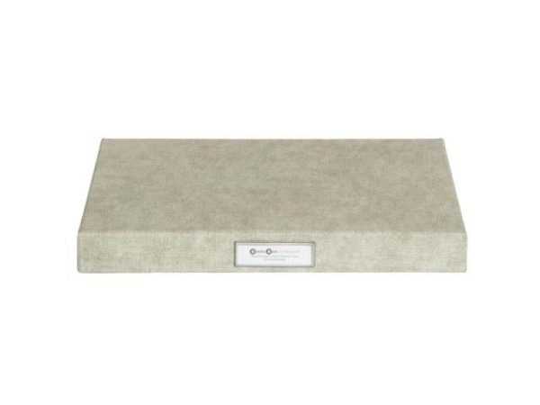 Schachtel Bigso Box Leinenbezug Sven Linen nature A4