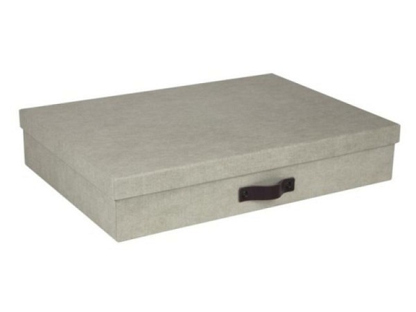 Schachtel Bigso Box Leinenbezug Sverker Linen nature A3