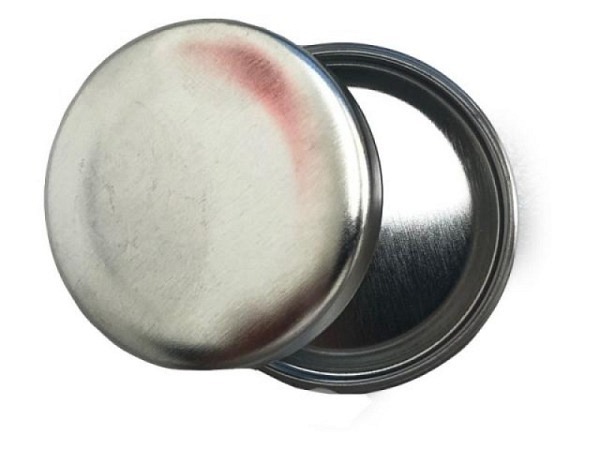 Dose Aluminium rund mit Deckel, Durchmesser 38mm