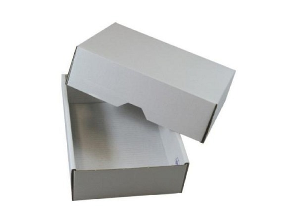 Schachtel Stulp Wellkarton braun 22x22cm 5cm hoch