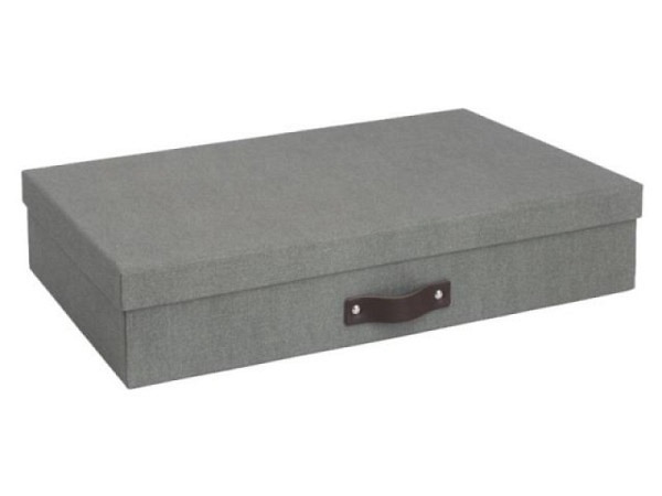 Schachtel Bigso Box Leinenbezug Sverker Anthrazit A3