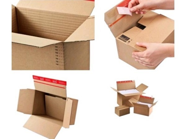 Schachtel Colompack Blitzboden braun, BxTxH 312x..