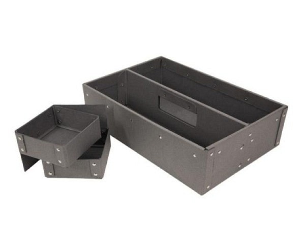 Schachtel Bigso Box Faserplatte Ivar Schwarz Toolbox