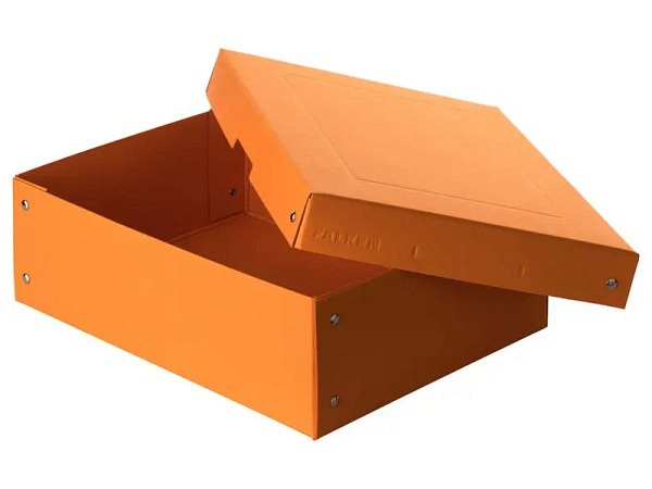 Schachtel Falken Pure Box Pastell A4 10cm orange
