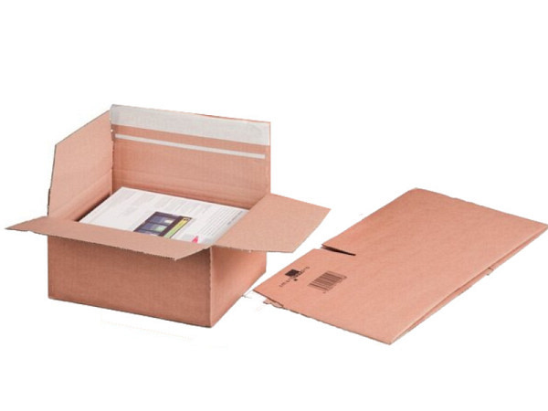 Schachtel Colompack Blitzboden braun A4+