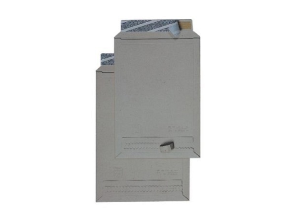 Kartoncouverts Briferm grau B4 25x35cm aus Graukarton 400g