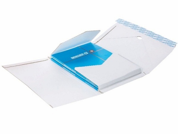 Buchversandhülle Varifix weiss 16,5x24,5cm