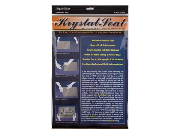 Flachbeutel HG Art Concepts Krystal Seal A3+ 25 Stk.