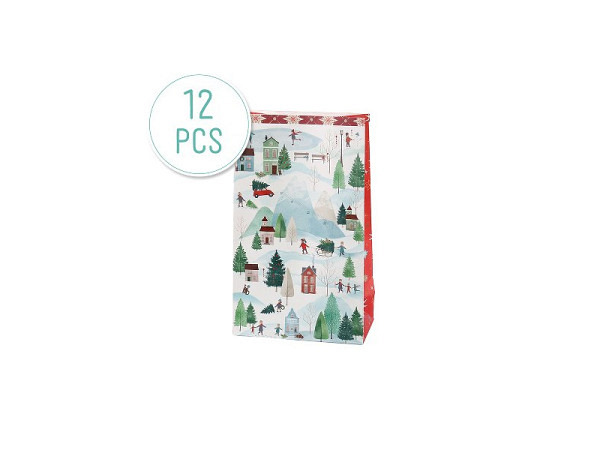 Flachbeutel Beamount Kraftpapier Kalender 24x9x41cm