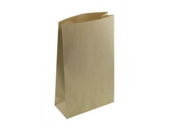 Kreuzbodenbeutel Artoz Kraftpapier braun gross 24x16,5cm