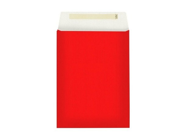 Flachbeutel Stewo Uni rot 22x5x30x6cm