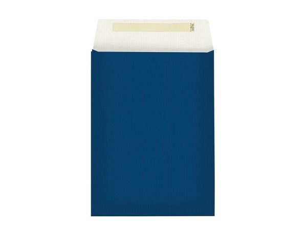 Flachbeutel Stewo Uni blau 22x5x30x6cm