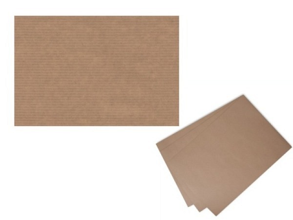 Packpapier Kraftpack 120g/qm 90x120cm braun