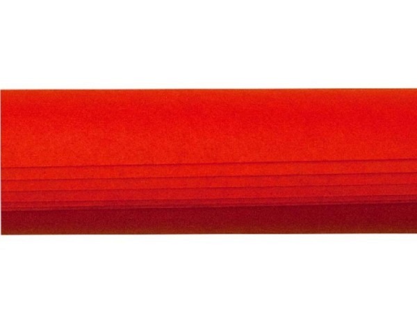 Seidenpapier Ursus gerollt 6 Bogen rot Farbnr. 20