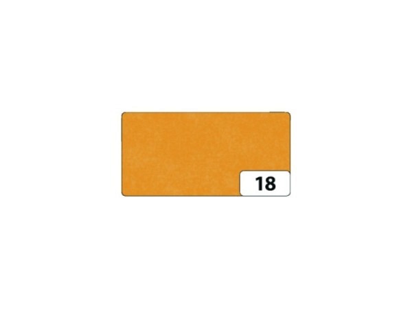 Seidenpapier Folia gefalzt 13 Bogen hellorange, 50x70cm