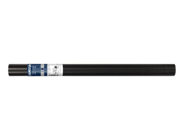 Seidenpapier Canson Schwarz 0,5x5m aufgerollt zur Rolle