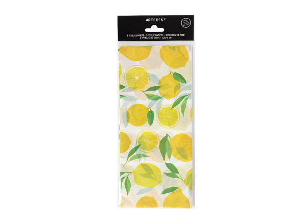Seidenpapier Artebene Zitrone 50x76cm 3Stk.