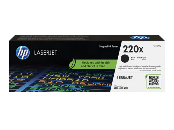 Toner HP 220X black CLJ Pro 4202/MFP4302