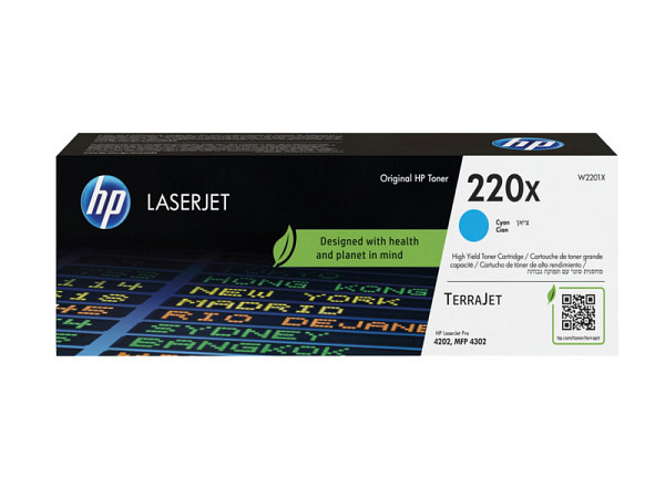 Toner HP 220X cyan CLJ Pro 4202/MFP4302