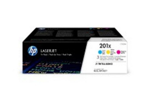 Toner HP Tri-Pack 201X CMY, CLJ Pro M252/MFP277, 2300 Seiten