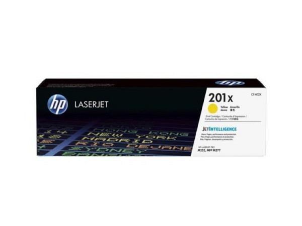 Toner HP 201X yellow, CF402X CLJ Pro M252/MFP277, 2300 Seiten