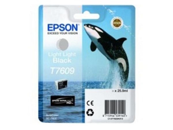Druckerpatrone Epson T760940, light lig. schwarz, SureColor P 600 25,9ml