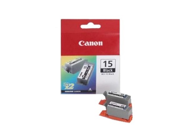 Druckerpatrone Canon BCI-15Bk schwarz 2Stk.