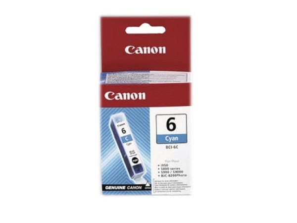 Druckerpatrone Canon BCI-6C cyan Ersatz Patrone, 280Seiten