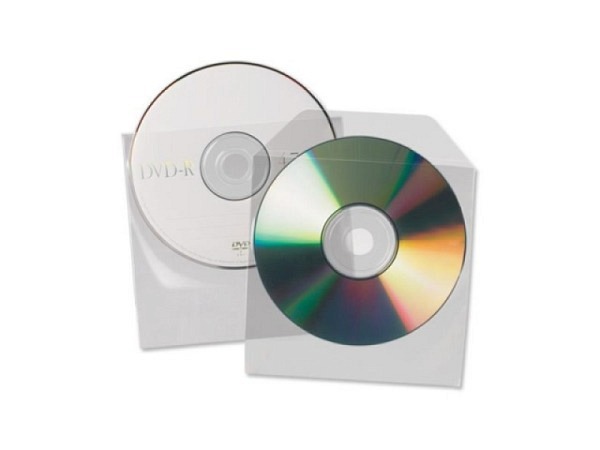 CD Hülle 3L transparent selbstklebend 100Stk