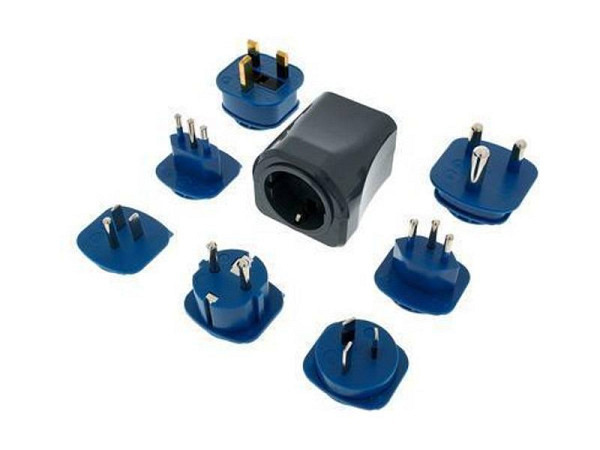 Stecker Brennenstuhl Reiseadapter schwarz 