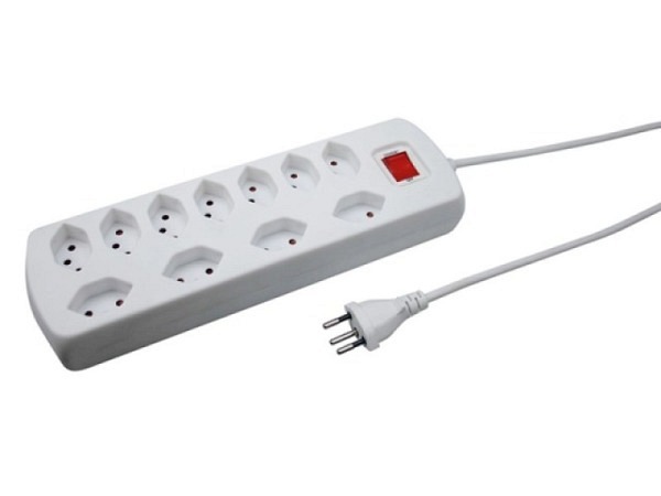 Steckdosenleiste Steffen Power Easy weiss 11 Stecker